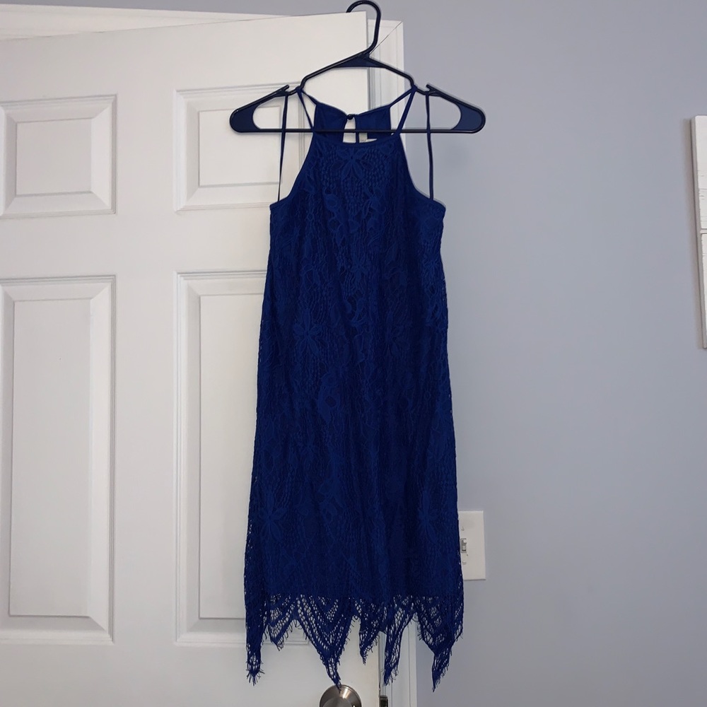 A Royal Blue Cocktail Dress
